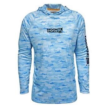 Camo Billfish Hoodie L/s Uv Fishing T-shirt
