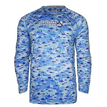 Billfish Texture L/s Uv Fishing T-shirt