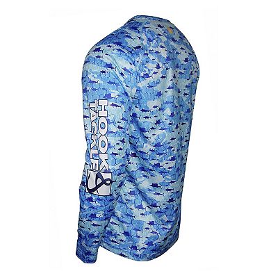 Billfish Texture L/s Uv Fishing T-shirt