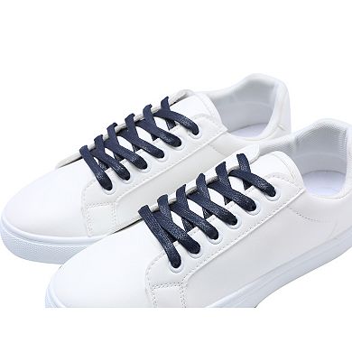 1 Pair Flat Shoe Laces Unisex Sneakers Shoestring Waxed Cotton Shoelaces 80cm/31.50"