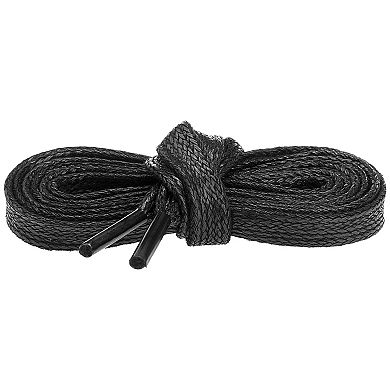 1 Pair Flat Shoe Laces Unisex Sneakers Shoestring Waxed Cotton Shoelaces 70cm/27.56"