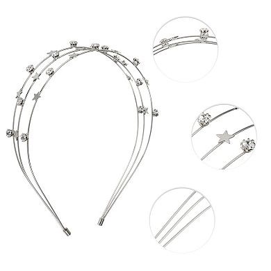 1 Pcs Elegant Three-layer Star Headband For Women For Girls