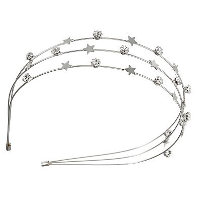 1 Pcs Elegant Three-layer Star Headband For Women For Girls
