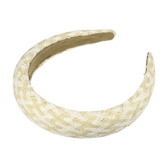 1 pc Elegant Foam Raffia Straw Headband For Women