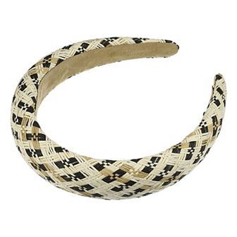 1 pc Elegant Foam Raffia Straw Headband For Women