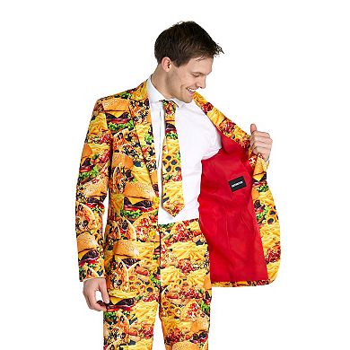 Men's Suitmeister Slim-Fit Snack Master Suit & Tie Set