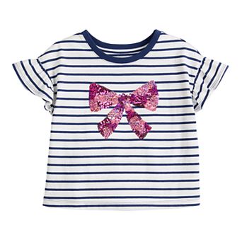 Girls 4-12 Jumping Beans® Flutter Sleeve Tee