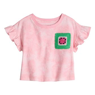 Girls 4-12 Jumping Beans® Flutter Sleeve Tee
