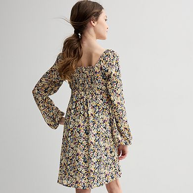 Girls 7-16 eyeshadow Ribbon Pull Through Dress