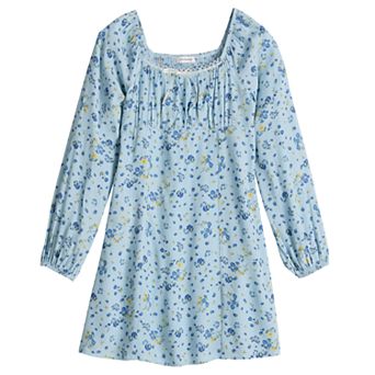 Girls 7-16 eyeshadow Ribbon Pull Through Dress