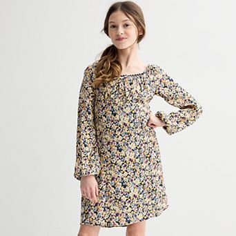 Girls 7-16 eyeshadow Ribbon Pull Through Dress