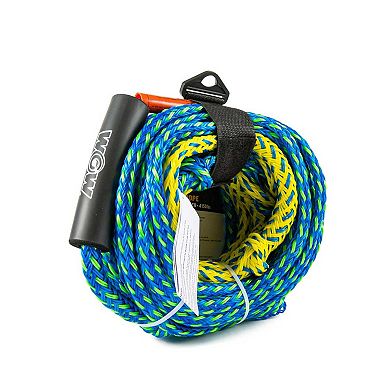 60' Tow 4-rider 4k Tow Rope With 2 Sections
