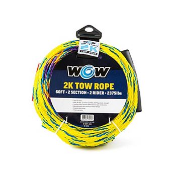 60' Tow 2-rider 2k Tow Rope With 2 Sections
