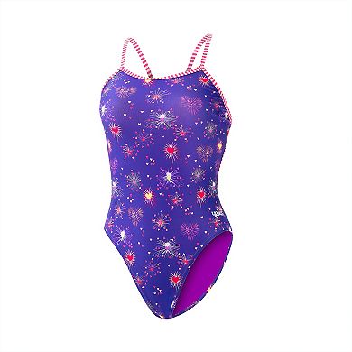Juniors' Uglies Heartbreaker String Back One-Piece Swimsuit