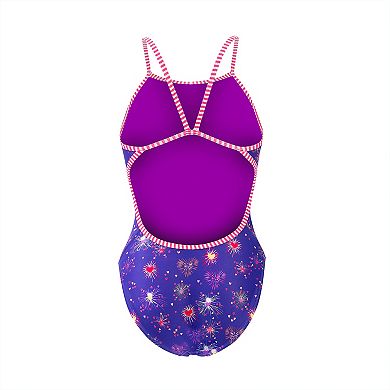 Juniors' Uglies Heartbreaker String Back One-Piece Swimsuit