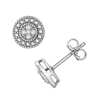 Diamond Brilliance 1/10 Carat T.W. Lab-Grown Diamond Round Stud Earrings