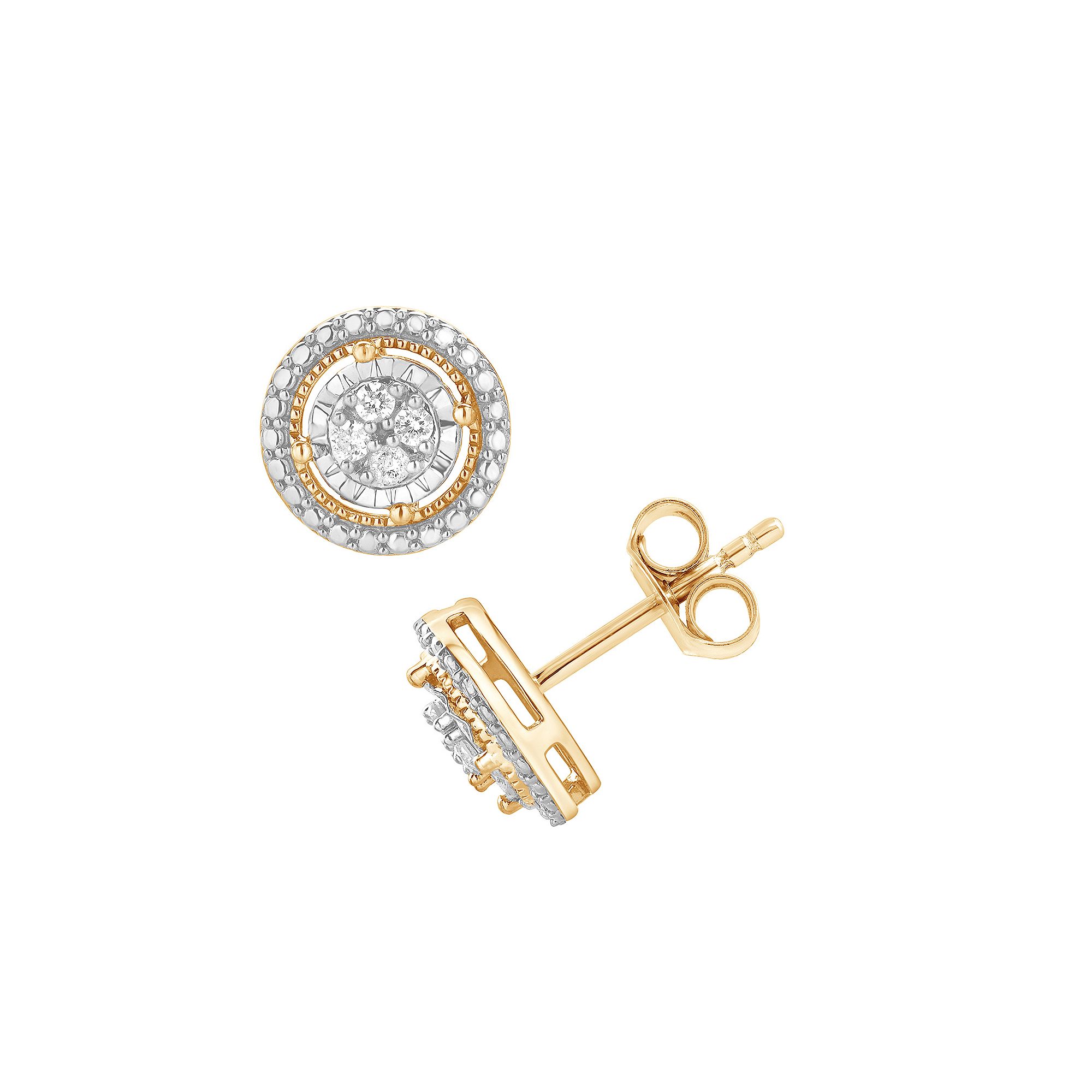 Diamond Brilliance 1/10 Carat T.W. Lab-Grown Diamond Stud Earrings, Womens