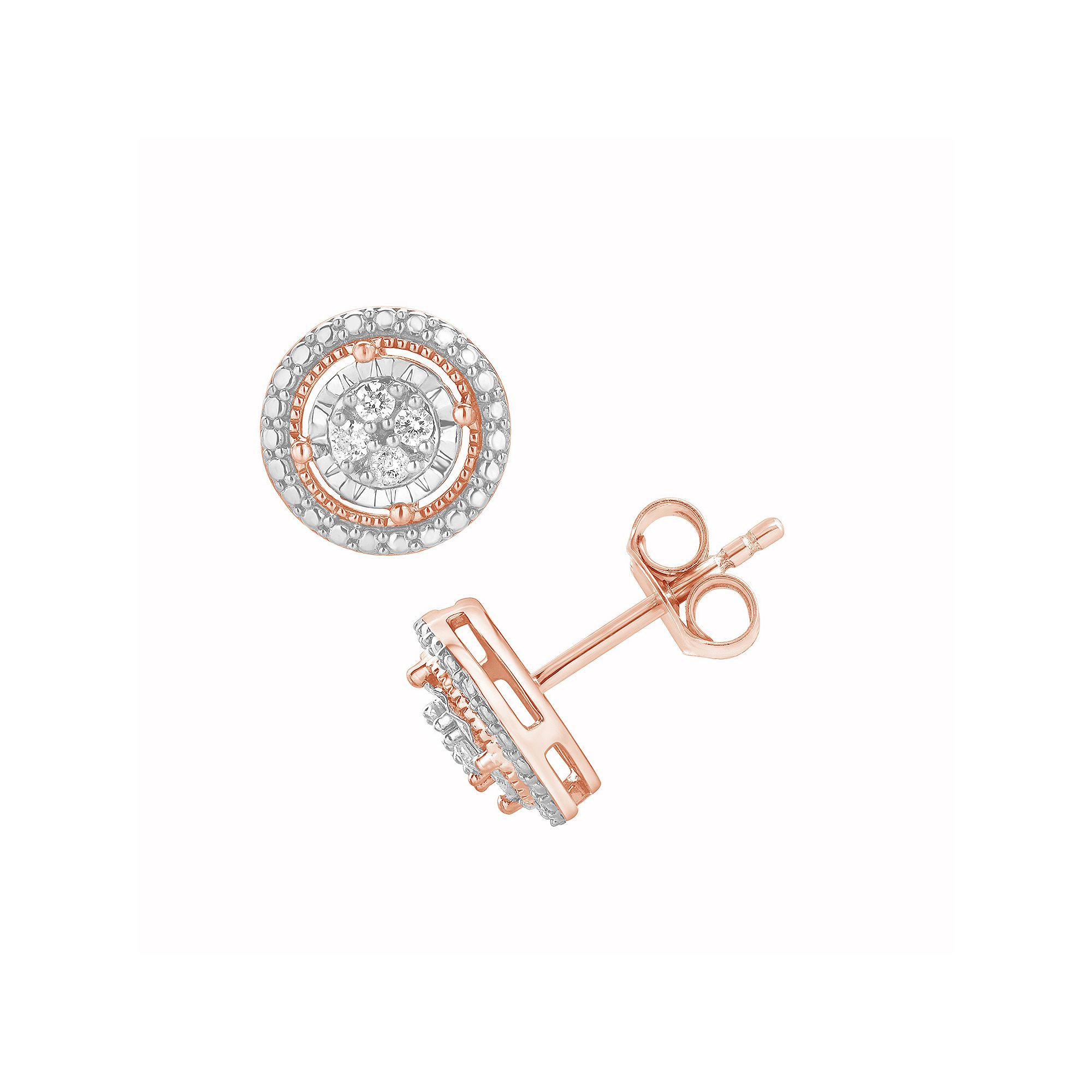 Diamond Brilliance 1/10 Carat T.W. Lab-Grown Diamond Stud Earrings, Womens