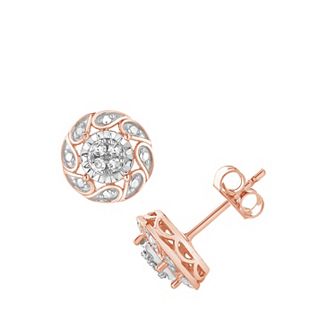 Diamond Brilliance 1/10 Carat T.W. Lab-Grown Diamond Large Round Stud Earrings