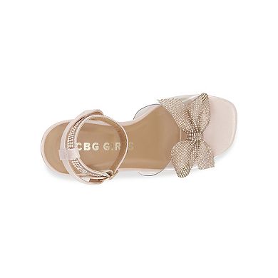 BCBG Girls Hazel Girls' Block Heel Sandals