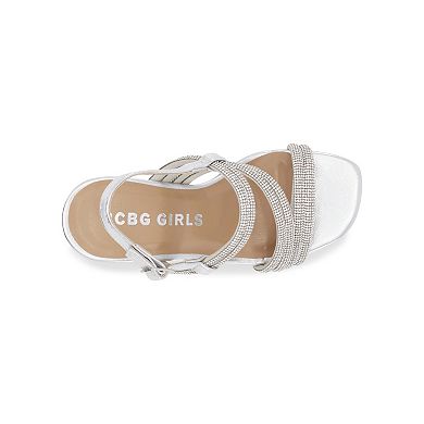 BCBG Girls Hanna Girls' Block Heel Sandals