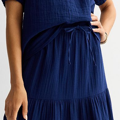 Women's Sonoma Goods For Life® Drawcord Tiered Skirt