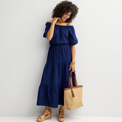 Women's Sonoma Goods For Life® Drawcord Tiered Skirt
