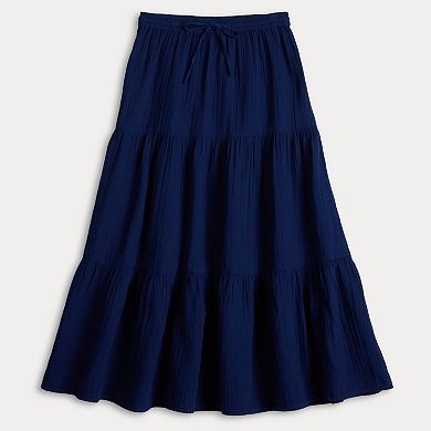 Women's Sonoma Goods For Life® Drawcord Tiered Skirt
