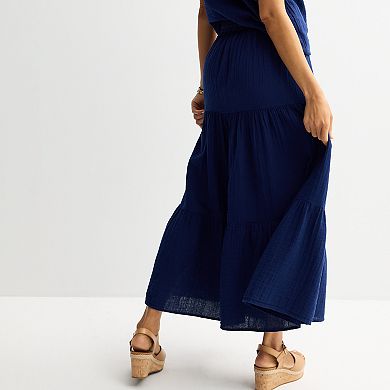 Women's Sonoma Goods For Life® Drawcord Tiered Skirt