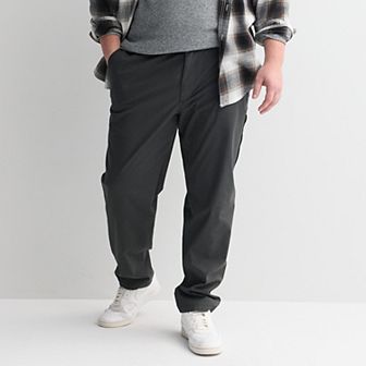 Big & Tall Sonoma Goods For Life® Side Zip Ripstop Pants