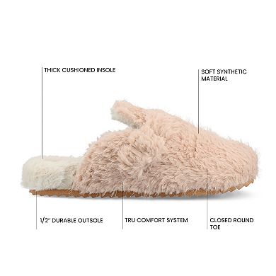Journee Ardenn Women's Slip-On Scuff Slippers