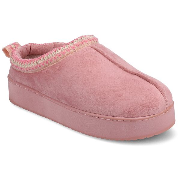 Journee Connway Women's Slip-On Cushioned Clog Slippers - Pink (L (9/10))