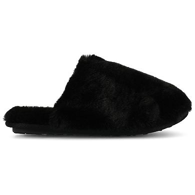 Journee Jayde Women's Plush Cushioned Scuff Slippers