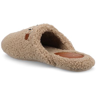 Journee Monnroe Women's Cushioned Scuff Slippers