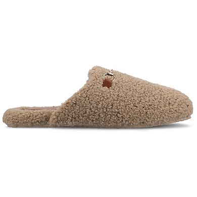 Journee Monnroe Women's Cushioned Scuff Slippers