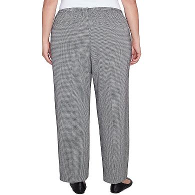 Plus Size Alfred Dunner Chic Comfort Waist Short Mid-Rise Pants