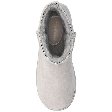 Journee Noa Women's Cushioned Ankle Boot Slippers