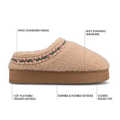 Journee Pallmer Women's Cushioned Clog Sippers