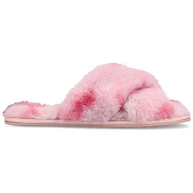 Journee Veedia Women's Crisscross Strap Cushioned Slippers