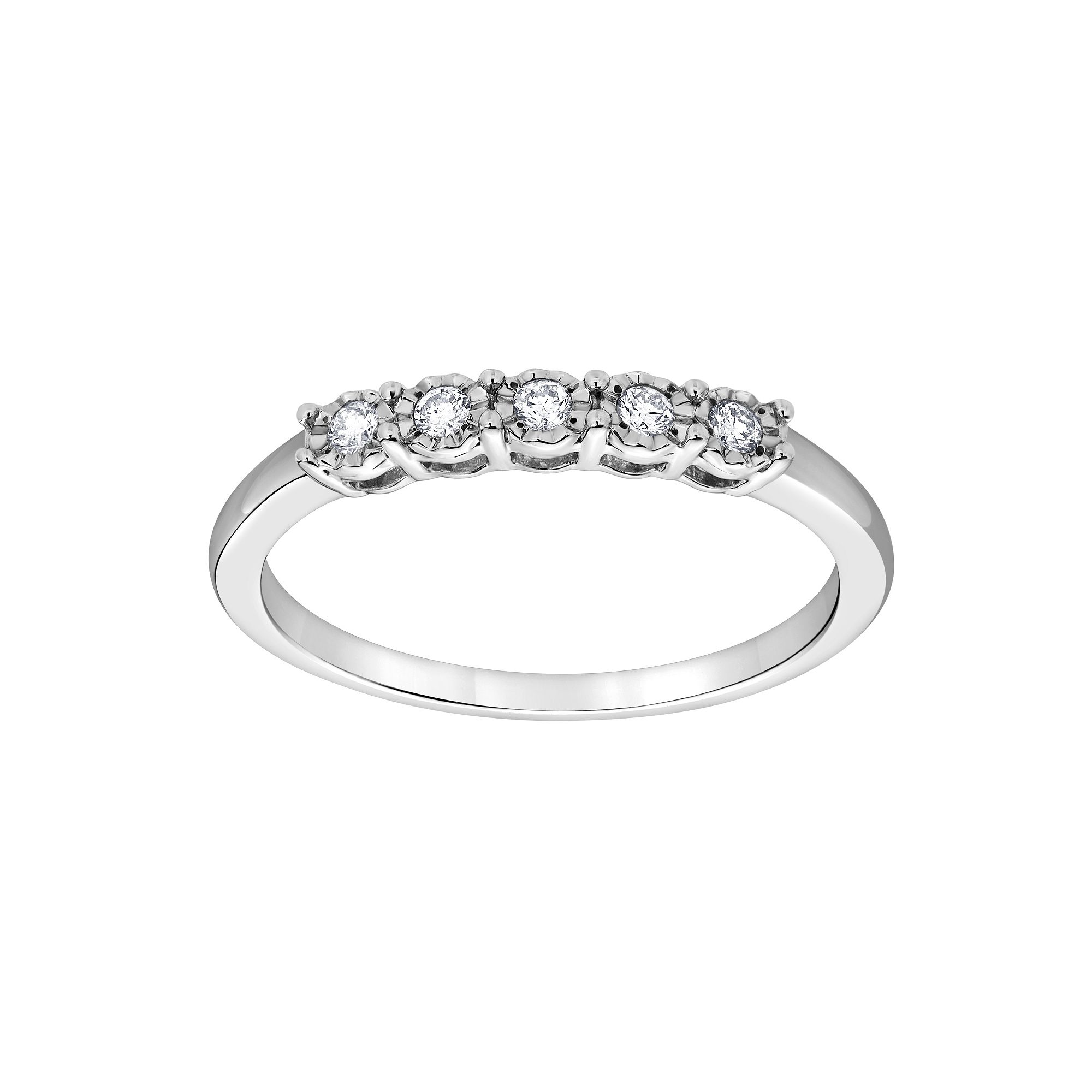 Diamond Brilliance 1/10 Carat T.W. Lab-Grown Diamond Fashion Ring, Womens,