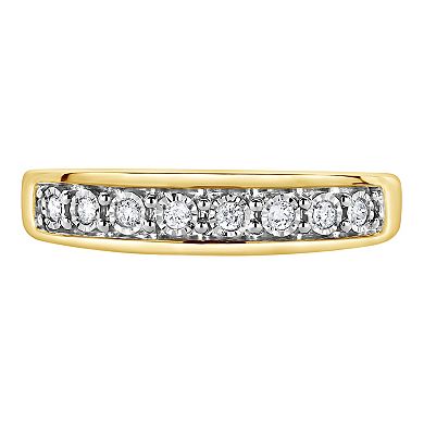 Diamond Brilliance 1/10 Carat T.W. Lab-Grown Diamond Band Fashion Ring