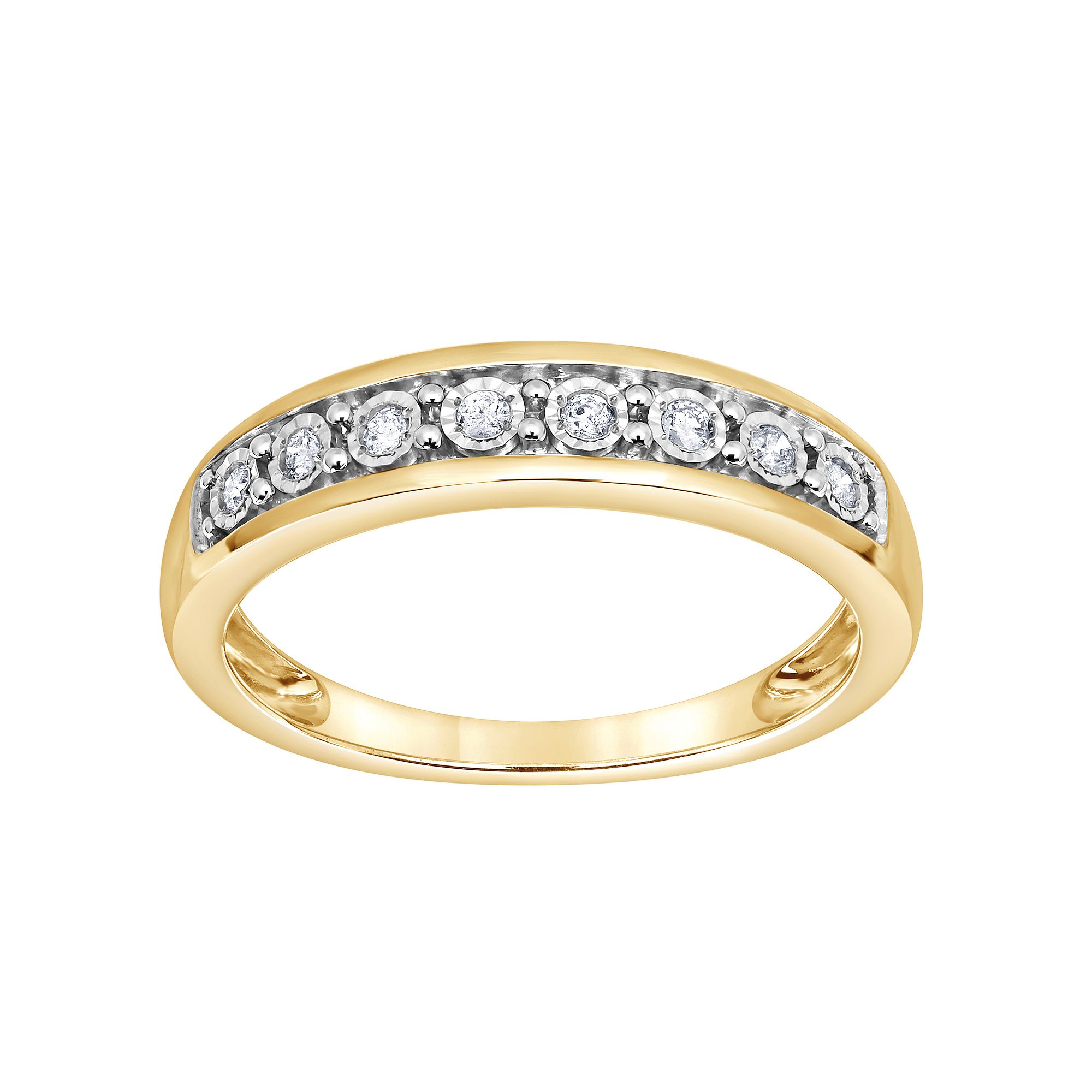Diamond Brilliance 1/10 Carat T.W. Lab-Grown Diamond Band Fashion Ring, Wom