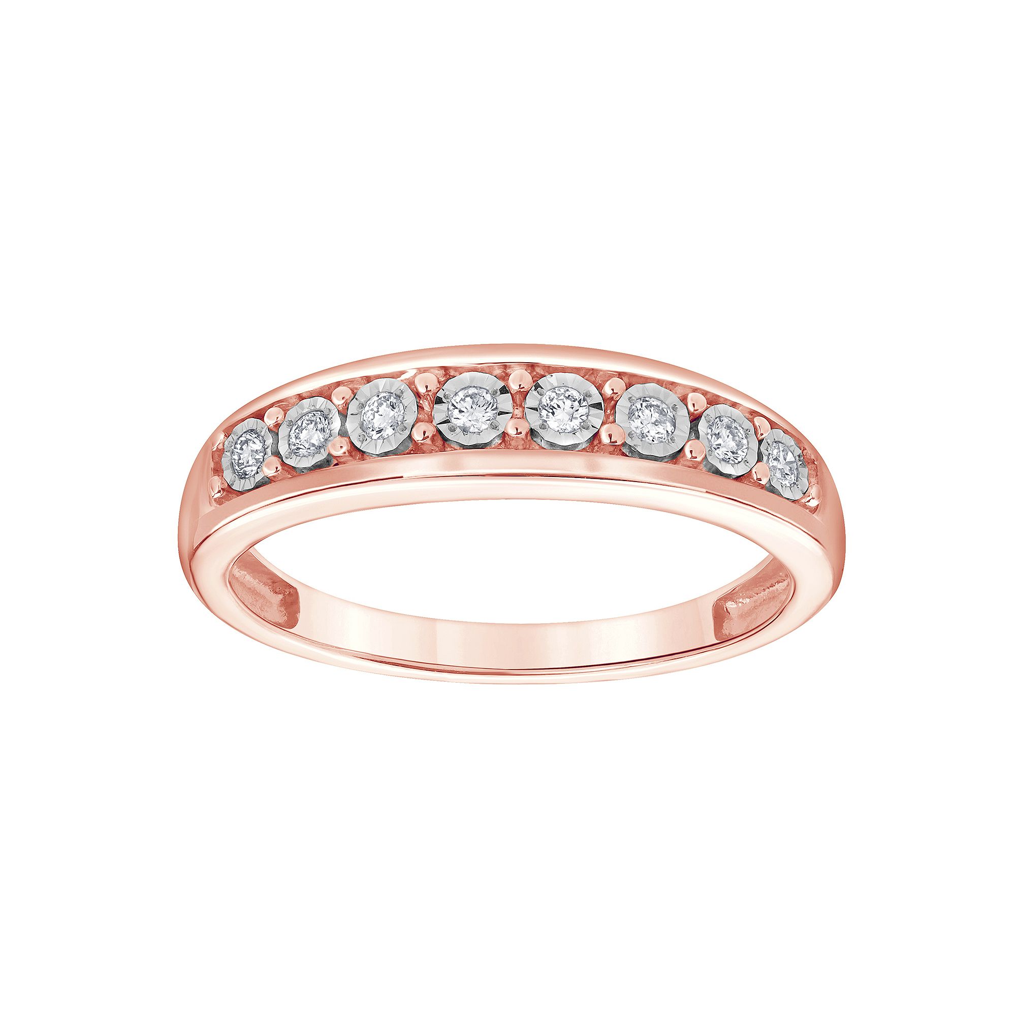 Diamond Brilliance 1/10 Carat T.W. Lab-Grown Diamond Band Fashion Ring, Wom