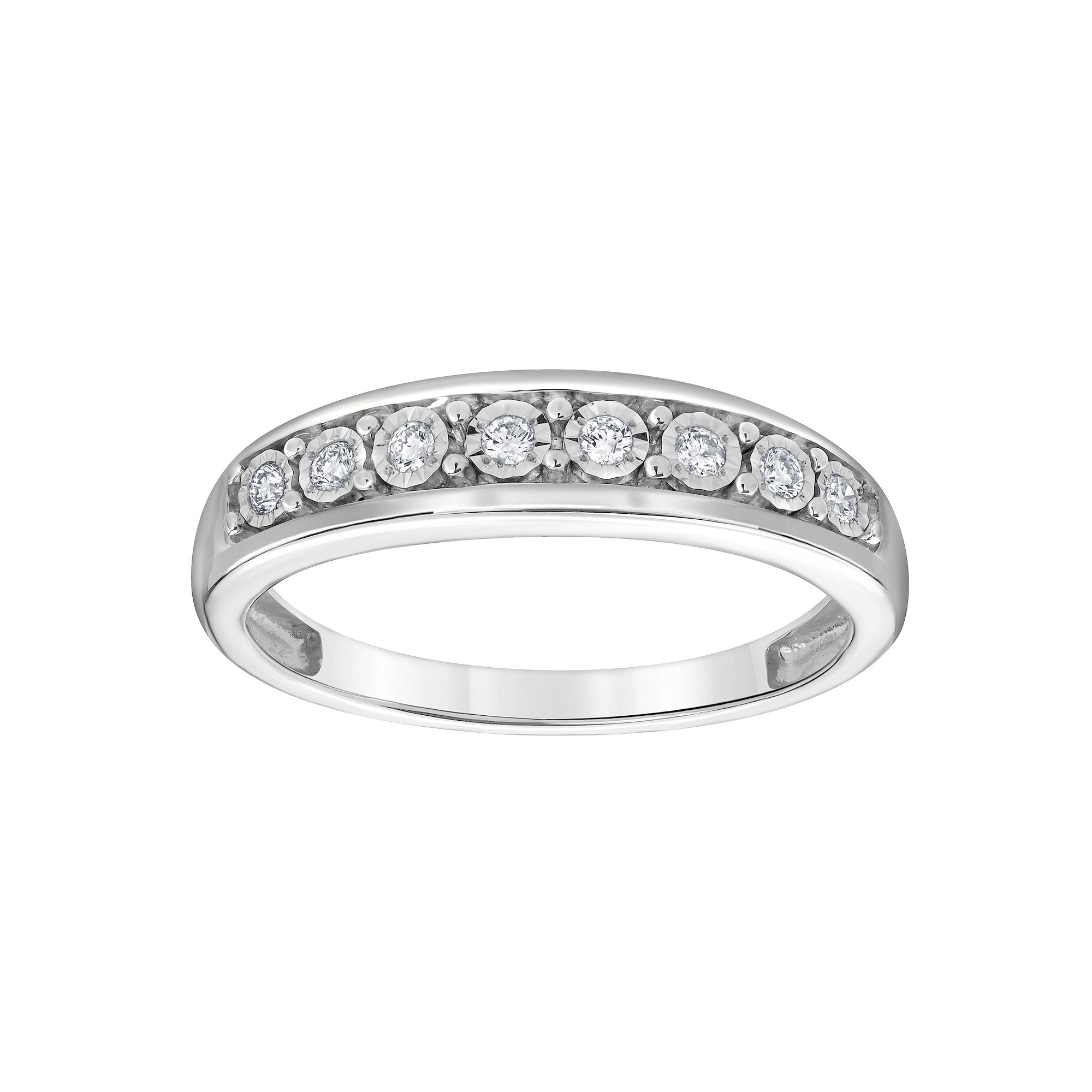 Diamond Brilliance 1/10 Carat T.W. Lab-Grown Diamond Band Fashion Ring, Wom