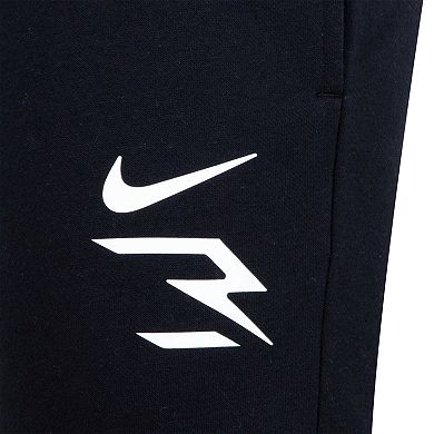 Boys 8-20 Nike 3BRAND by Russell Wilson Wordmark Long Sleeve T-shirt & Jogger Pants Fleece 2-Piece Set