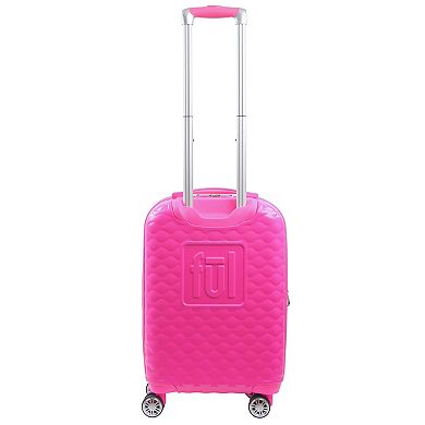 ful Mattel Barbie 3D Quilted 22.5-in. Carry-On Hardside Spinner Luggage