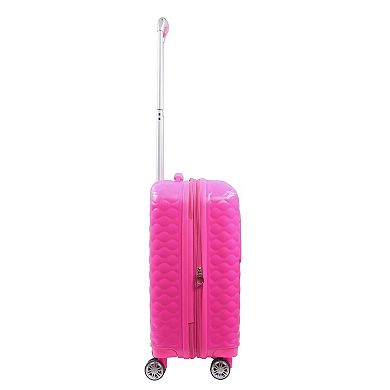 ful Mattel Barbie 3D Quilted 22.5-in. Carry-On Hardside Spinner Luggage