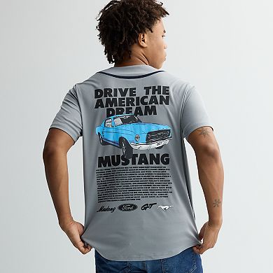 Men's Ford Mustang Button-Front Jersey