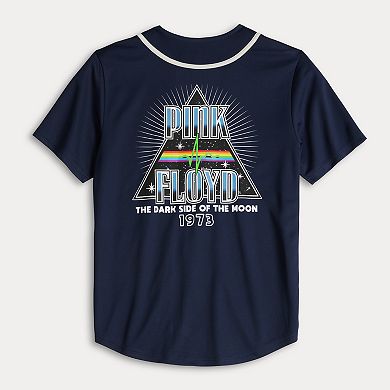 Men's Pink Floyd Dark Side Of The Moon Starry Prism Button-Front Jersey