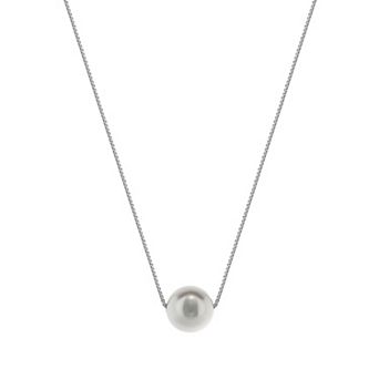 Gemstone Brilliance Sterling Silver Freshwater Cultured Pearl Necklace